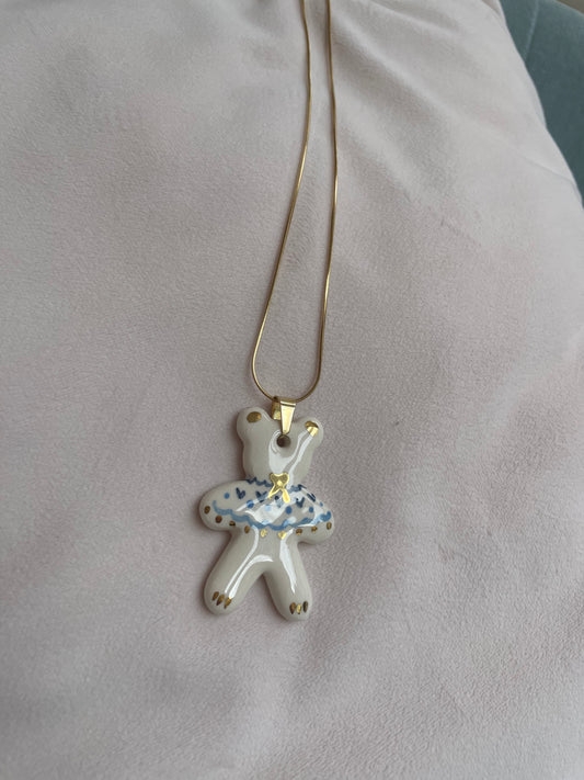 Nežna verižica z obeskom bear